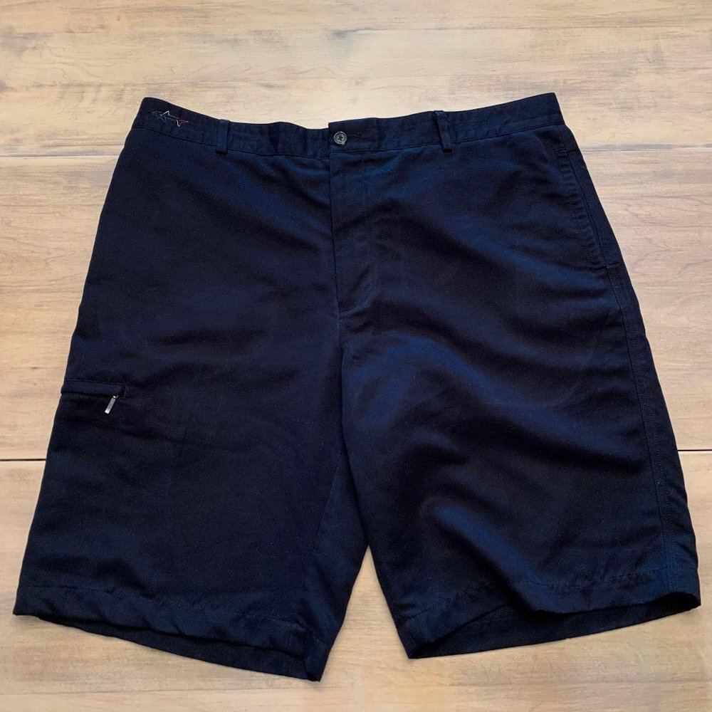 Greg Norman Mens SZ 38 Short Black 4 pockets
